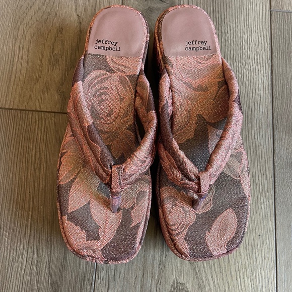 Jeffrey Campbell Luau Platform Thong Sandal - Picture 1 of 5